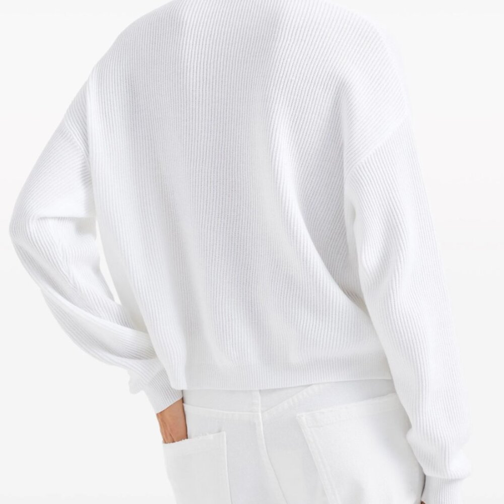 🧶 Brunello Cucinelli rib-knit polo sweater - Size M - Picture 3 of 5